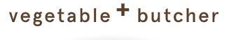 Vegetable + Butcher Logo
