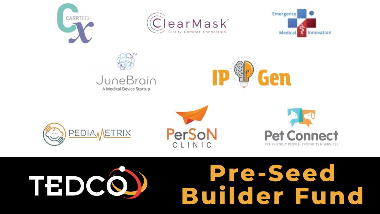 TEDCO's Pre-Seed Builder Fund Investments of 2020