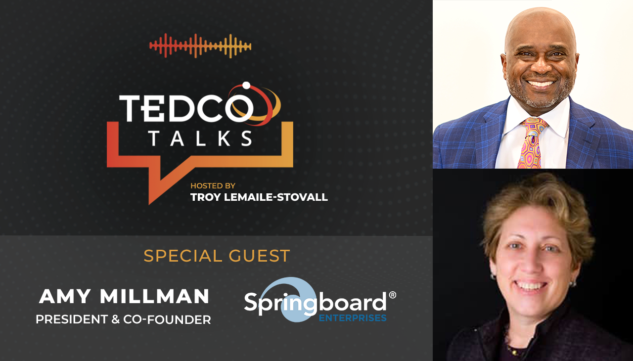 TEDCO Talks with Amy Millman, Springboard Enterprises
