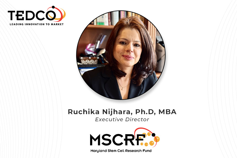 Commission Appoints Ruchika Nijhara as Executive Director of the Maryland Stem Cell Research Fund (MSCRF)