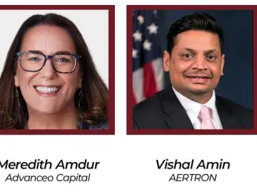 Four speaker headshots with name captions in a row, like a webinar lineup.