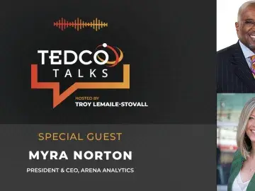 TEDCO Talks promo Myra Norton