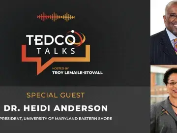 TEDCO Talks: Troy LeMaile-Stovall with President Anderson, University of Maryland Eastern Shore (UMES)