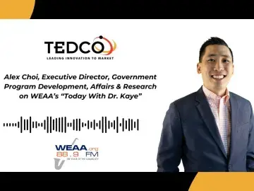 Alex Choi on WEAA’s “Today With Dr. Kaye” to discuss TEDCO's Cyber Maryland Program