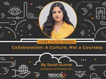 Sarah Kumar, Development & Marketing Intern authors article about collaboration