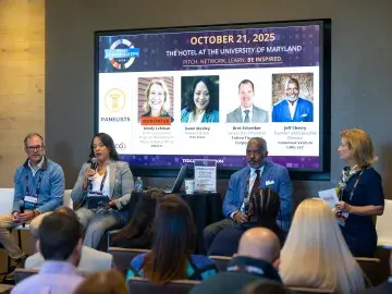 Panel at Expo featuring Bret Schreiber, Dawn Medley, Jeffrey Cherry, and Mindy Lehman