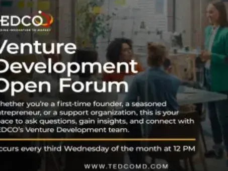 TEDCO's Venture Development Open Forum