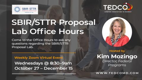 SBIR/STTR Proposal Lab Office Hours
