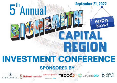5th Annual BioHealth Capital Region Investment Conference Calendar