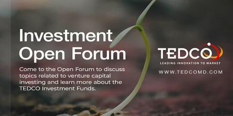 TEDCO Investment Open Forum (September 2022)