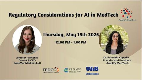 Regulatory Considerations for AI in MedTech