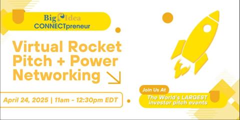 Virtual Rocket Pitch + Power Networking by CONNECTpreneur