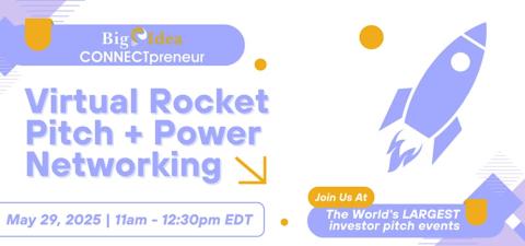 Virtual Rocket Pitch + Power Networking by CONNECTpreneur