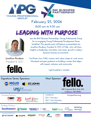 BWI Business Partnership Leading with Purpose: Young Professionals Group
