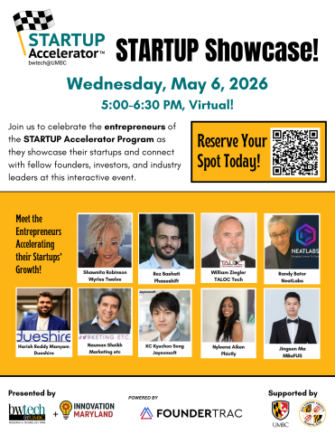 bwtech’s Startup Showcase (Virtual)