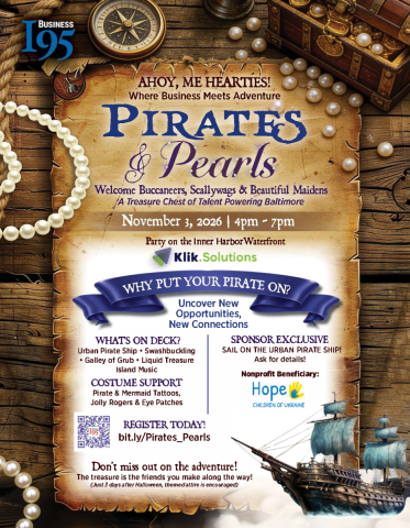 I95 PIRATES & PEARLS - A Treasure Chest of Talent Powering Baltimore