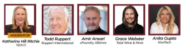 Graphic showing five HR leaders’ headshots with names beneath.