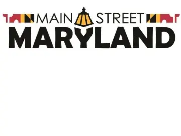 Main Street Maryland logo with lantern icon and red flags along the top