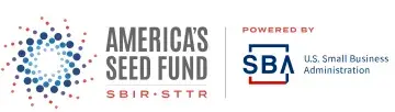 America’s Seed Fund logo, powered by SBA U.S. Small Business Administration