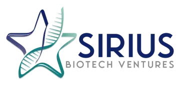 Sirius Biotech Ventures logo with a star and DNA helix design