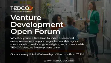 TEDCO's Venture Development Open Forum