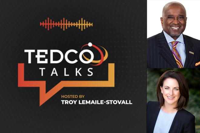 TEDCO Talks: Troy LeMaile-Stovall with Sally Allain, Head, JLABS @ Washington DC
