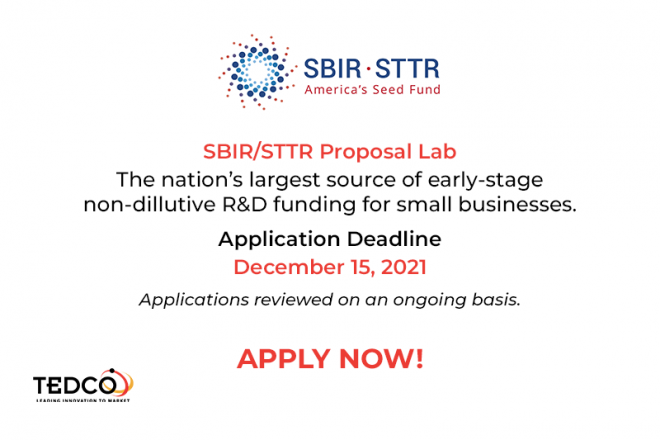 Apply to the SBIR/STTR Proposal Lab