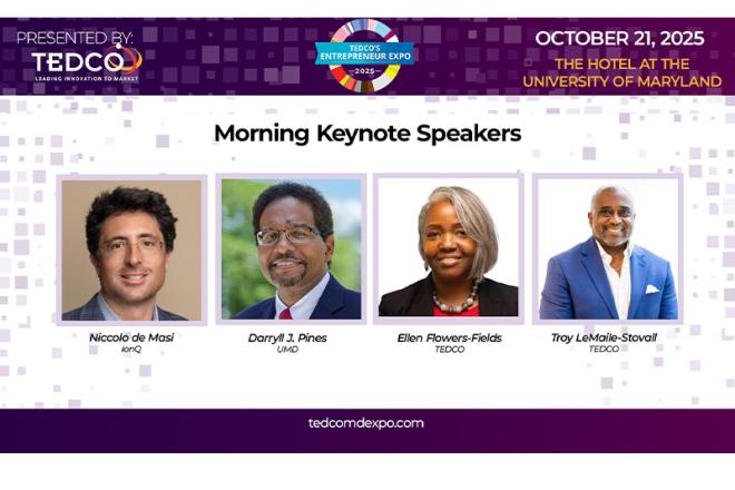 TEDCO Announces Niccolo de Masi as Morning Keynote Speaker at 2025 Entrepreneur Expo