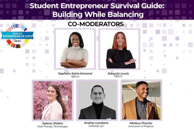 TEDCO Announces Panel Discussion on Student Entrepreneurship at 2025 Entrepreneur Expo
