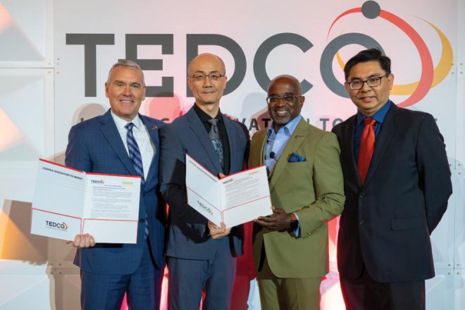 TEDCO and TAIIDA at Entrepreneur Expo agreement signing