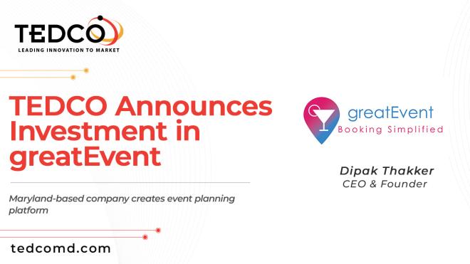 TEDCO Invests in greatEvent