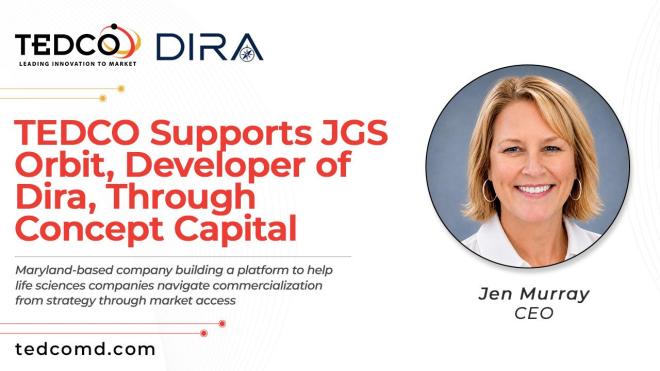 TEDCO Supports JGS Orbit, Developer of Dira, Through Concept Capital