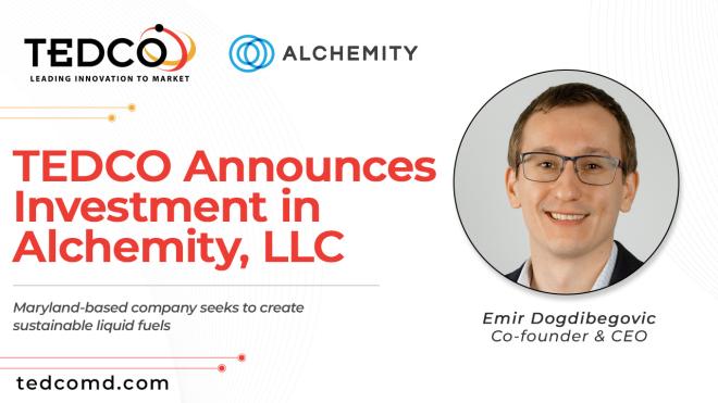 TEDCO Invests in Alchemity, LLC