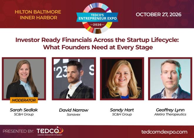 TEDCO Announces 2026 Entrepreneur Expo Session Focused on Financials Across the Startup Lifecycle